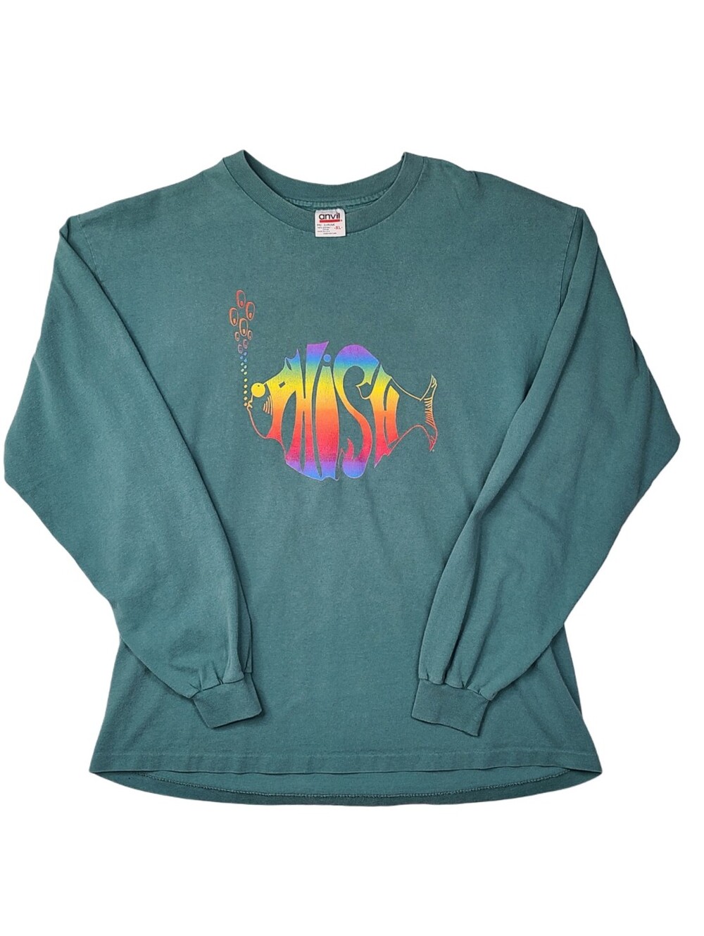 Vtg 1997 Phish Long Sleeve Tour T Shirt Madison Square Garden Holiday Show XL